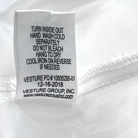 Zunie Girls' Fit & Flare Sleeveless Off-White Satin Bow Tule Party Dress Size 6 - Picture 5 of 7